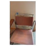 Vintage Leather Safari-style lounge chair