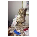 (4) vintage porcelain dolls