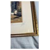 (2) Framed New Orleans themed prints 11”x 9”: