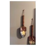 Antique to vintage scissors, fish scale, washboards