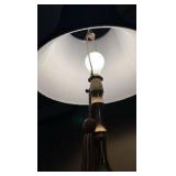 Brass table lamp