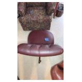 Leather Tufted Office task Chair with wheelss