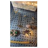 Vintage jewelry with box