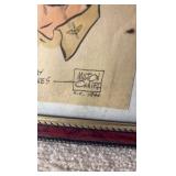 Milton Caniff personalized character prints and one more