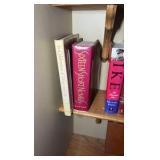 (4) wall mounted shelves with items included