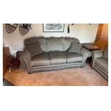 Upholstered Couch and love seat.