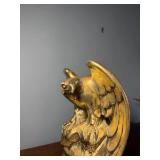 (3) Figurines: Asian Warrior; Eagle, Horse
