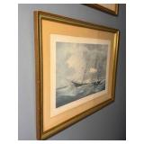 Framed print United States Sailing Ship "Meridian"