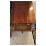 (2) side tables D27” x H2’ x L23” and D26” x H2’ x L26”