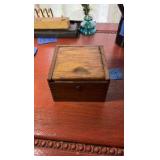 Antique Gimbaled Marine Compass in binnacle style box