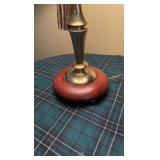 Brass table lamp