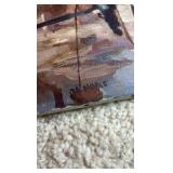 Rare John A Noble oil on canvas painting 24" x 20”