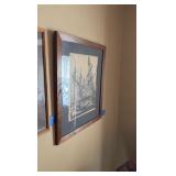 1959 Noble signed lithograph Watchman of the Dead, The Old Coal Docks