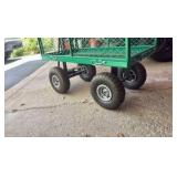Metal 4-Wheeled Folding Utility Hand Cart