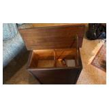 Vintage wooden sewing cabinet