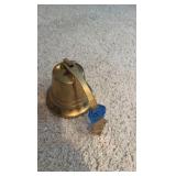 Solid Brass Heavy Bracket Ship Bell.