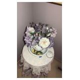 Vintage wash basin, pitcher and covered dish