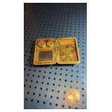 Antique Dance Compact; 12K bracelet
