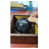 Antique Gimbaled Marine Compass in binnacle style box
