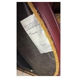 Leather Tufted Office task Chair with wheelss