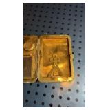 Antique Dance Compact; 12K bracelet