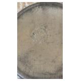 Coasters, London plates, pewter cups.
