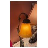 (3) Figural lamps: Bear, boy, monkey