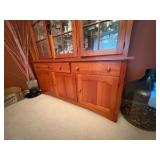 Buffet cabinet L65” x H80” x D19” (items in cabinet not included)