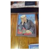 3 books: Vincent Van Gogh; Claude Money; Gold