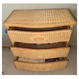 5-Piece Wicker Bedroom Suite - full size