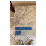 Vintage cabinet with marble top