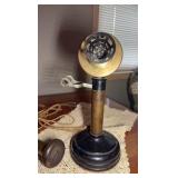 Vintage candle stick desk telephone