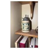 (4) wall mounted shelves with items included