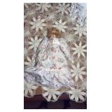 (4) vintage porcelain dolls