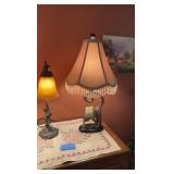 (3) Figural lamps: Bear, boy, monkey
