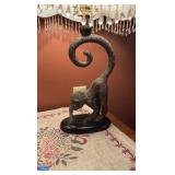 (3) Figural lamps: Bear, boy, monkey