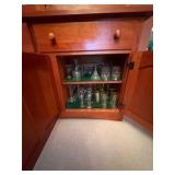 Buffet cabinet L65” x H80” x D19” (items in cabinet not included)