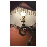 (3) Figural lamps: Bear, boy, monkey