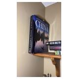 (4) wall mounted shelves with items included