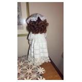 (4) vintage porcelain dolls
