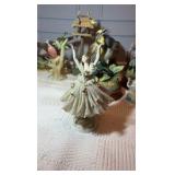 Ceramic and porcelain figurines.