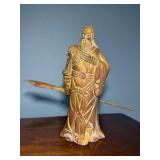 (3) Figurines: Asian Warrior; Eagle, Horse