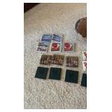 Coasters, London plates, pewter cups.