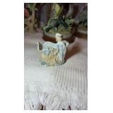 Ceramic and porcelain figurines.