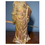 (3) Figurines: Asian Warrior; Eagle, Horse