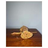 (3) Figurines: Asian Warrior; Eagle, Horse