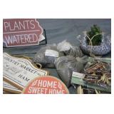 Large lot of decorative wall hangin...
