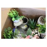 Huge lot of artificial plants, succ...