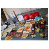 Huge lot of party supplies, grillin...