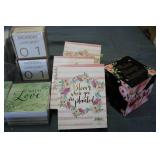 Gift boxes and wall art...